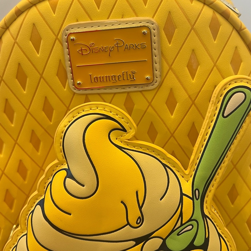 Loungefly Disney Parks Pineapple Swirl Dole Whip Mini Backpack - Picture 5 of 11